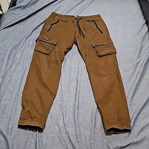 Hollister cargo brown pants